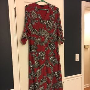 Express maxi floral dress